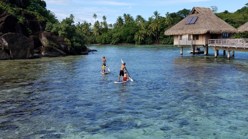 Stand-up Paddle Boarding in Bora Bora