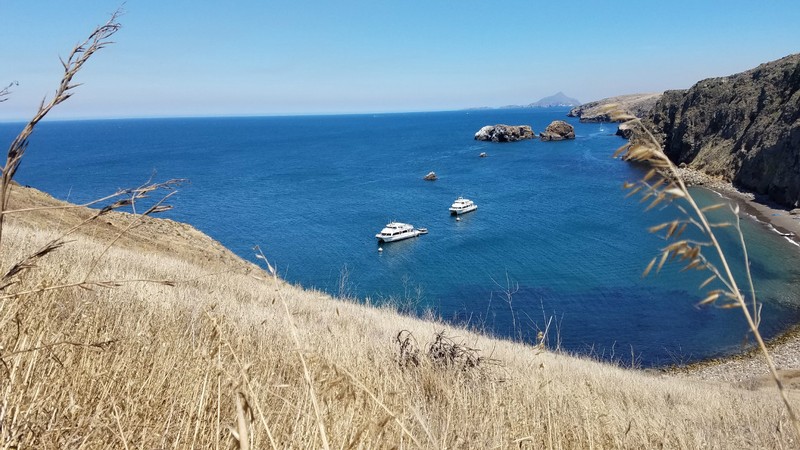 The view from Santa Cruz Island