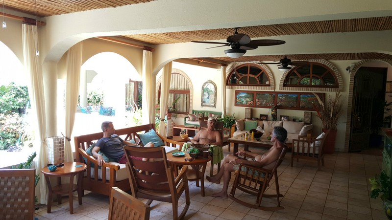 We loved the outdoor living room in Costa Rica - a great place for our extended family to hang out together