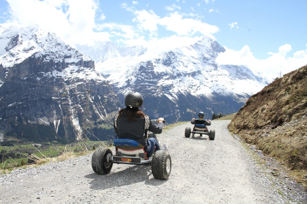 Mountain carts in Switzerland