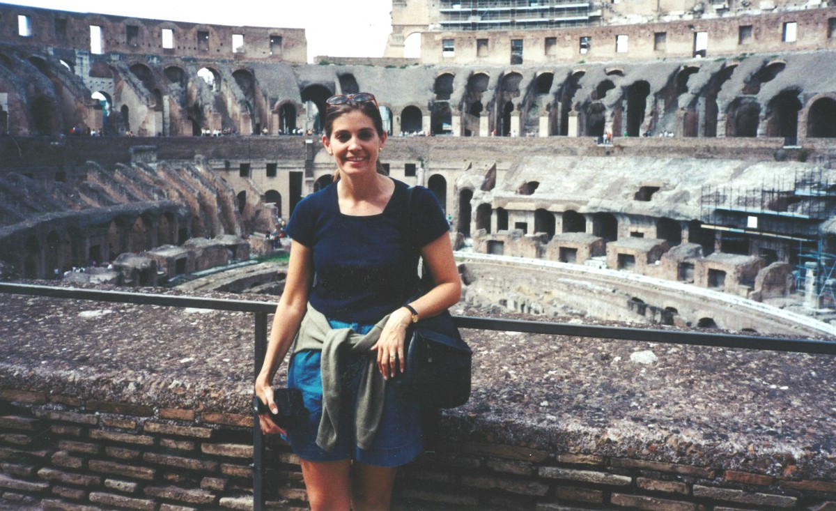 Back in 1998 - a trip to Rome for this young teacher!